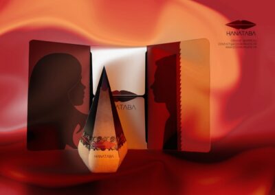 Design emballages primaire et d'envoi pour Billerudkorsnas Suède · HANATABA chocolats aphrodisiaques