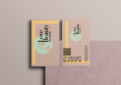 Logo sélectionné pour Love Beauty by Lucie, distributrice Nu Skin