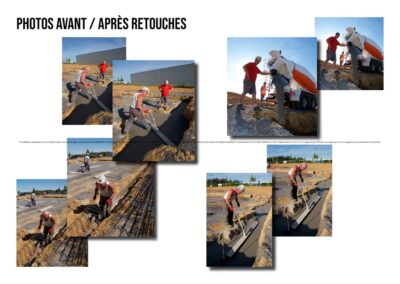 Retouches photos de chantiers