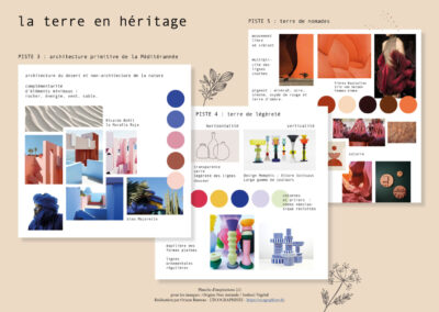 Planche d'inspirations n°2 pour la cheffe étoilée végane Claire Vallée