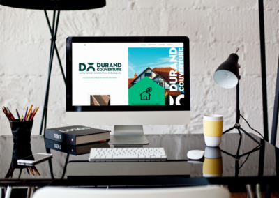 Design d'identité et développement du site web DURAND COUVERTURE